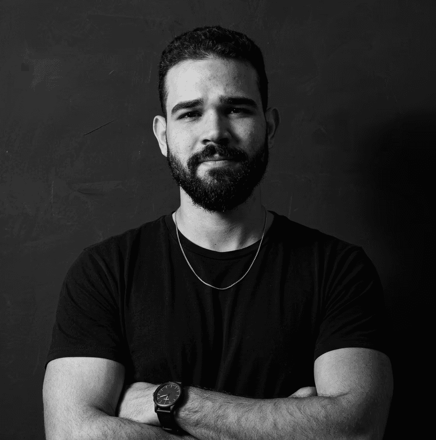 Portrait of portfolio creator – front view